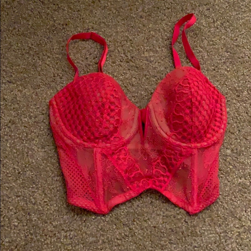 Red bralette